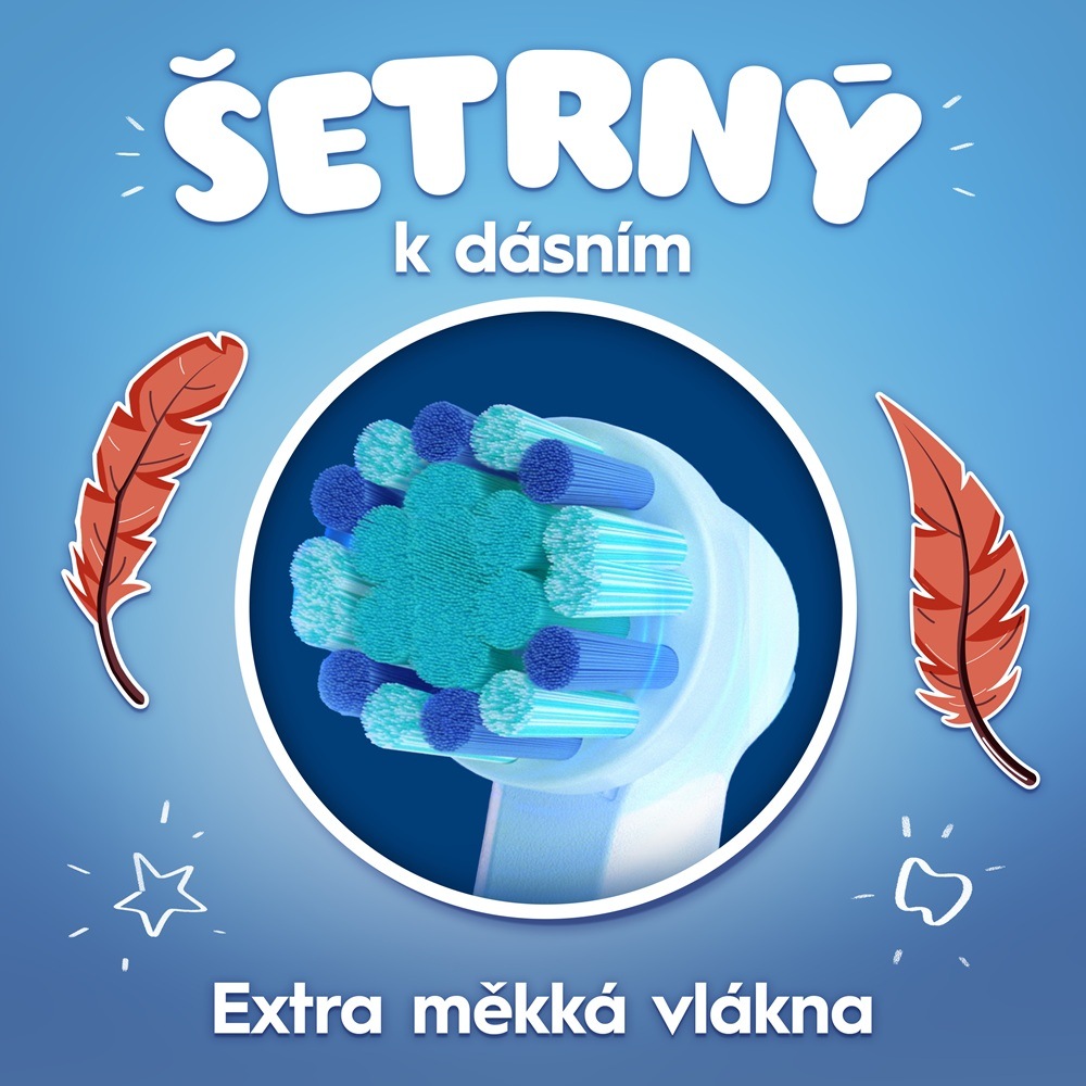 Zubní kartáček Oral-B PRO 3 Kids Lion King Jemné štětiny dětského zubního kartáčku Oral-B Pro Kids Lion King