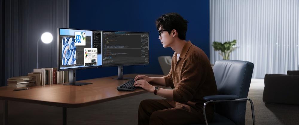 Monitor Xiaomi A27Qi černý 100 % sRGB a 95 % DCI-P3 poskytují přesné a živé barvy vhodné pro kreativní práci i běžné sledování obsahu.