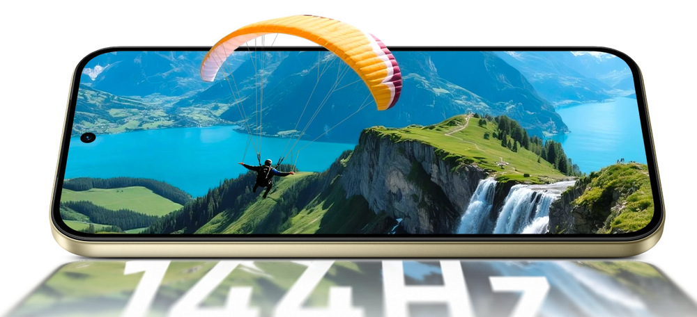 144Hz obnovovací frekvence telefonu realme 16 Pro 5G