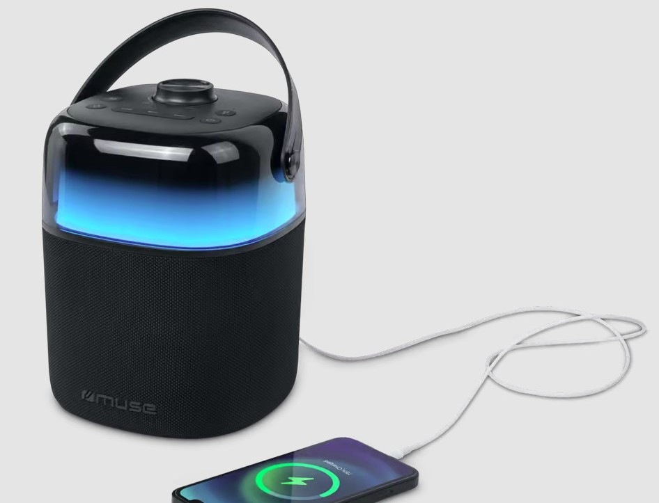 Přenosný reproduktor MUSE M-530KA černý Přenosný reproduktor MUSE M-530KA - výdrž baterie až po dobu 10 hodin