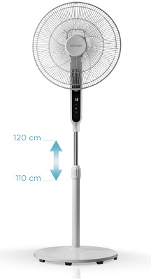 Ventilátor stojanový Concept VS5031 černý/bílý Concept VS5031 nastavitelná výška