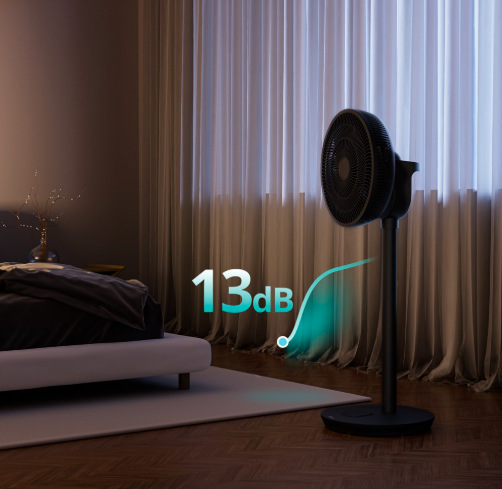 Ventilátor stojanový Duux DXCF70 Whisper Flex 2 Smart, black černý Ventilátor stojanový Duux DXCF70 Whisper Flex 2 Smart, black
