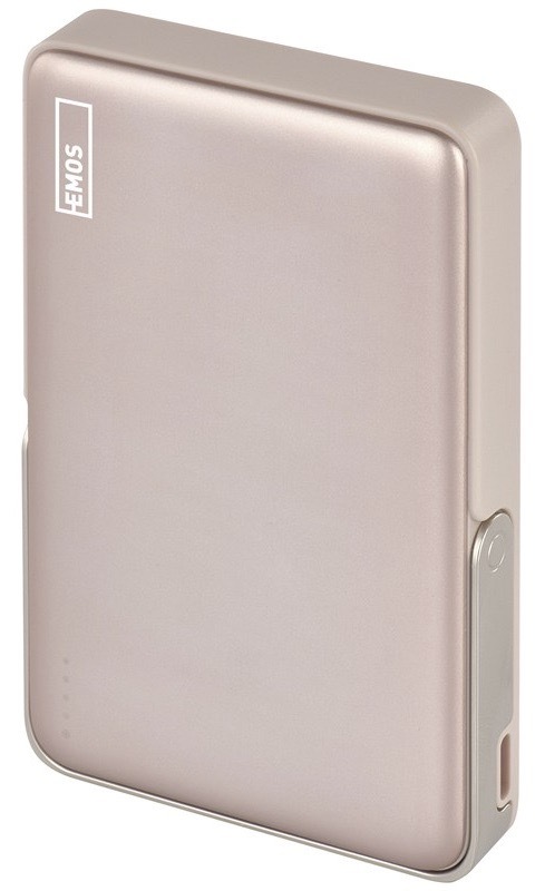 Powerbanka EMOS s výkonem až 20 W, růžová barva