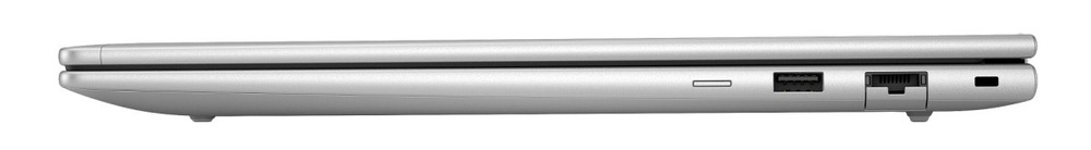 Notebook HP Elitebook 6 G2a 16" stříbrný Zavřený notebook notebook HP Elitebook 6 G2a 16" z profilu
