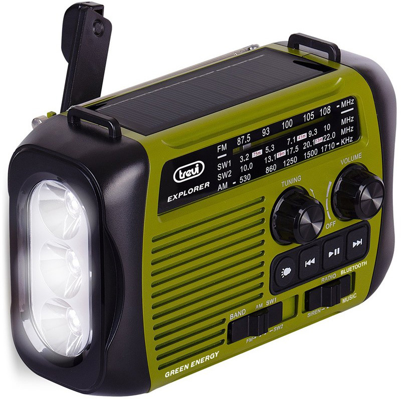 Radiopřijímač Trevi RA 7F30, zelený