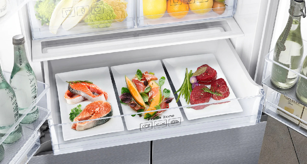 Americká lednice Samsung RF50K5920S8/EO inox nerez