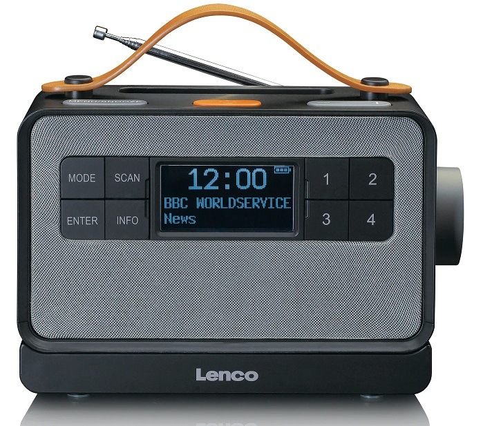 Radiopřijímač s DAB+ Lenco PDR-065BK SENIOR černý/šedý