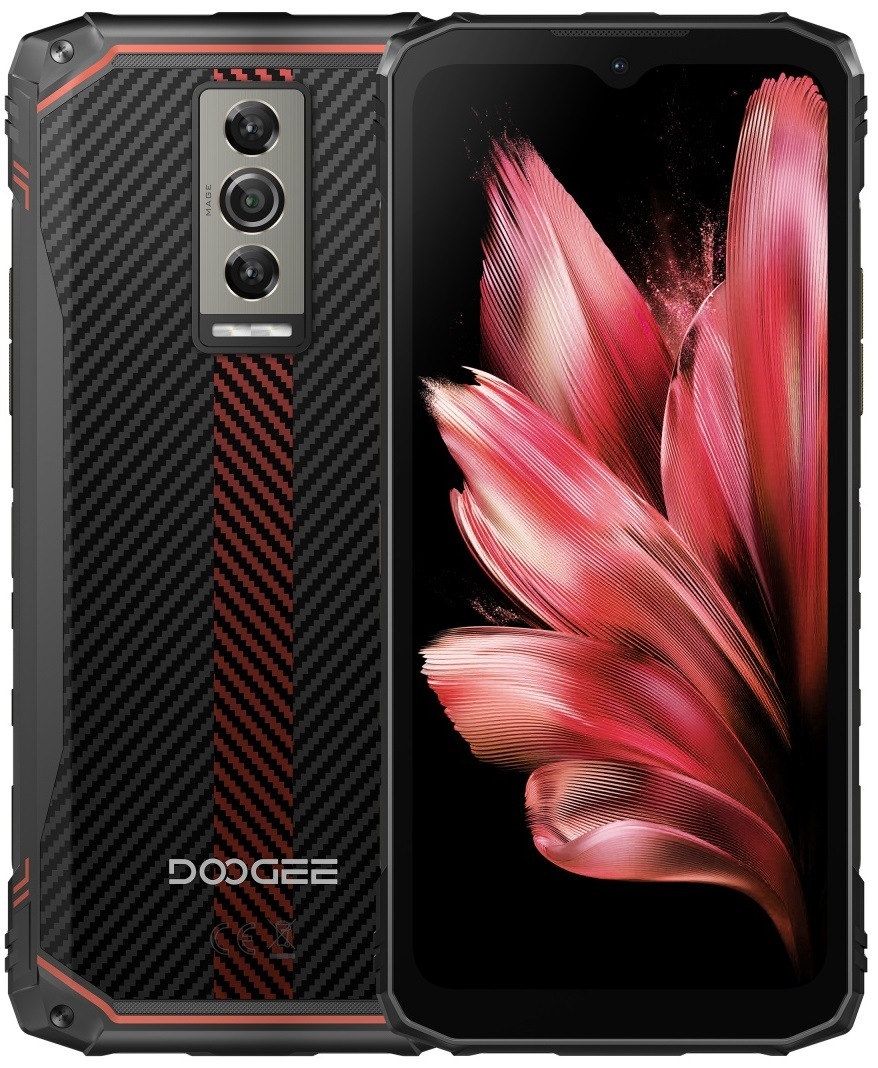 Mobilní telefon Doogee Blade 10 4 GB / 128 GB černý/červený