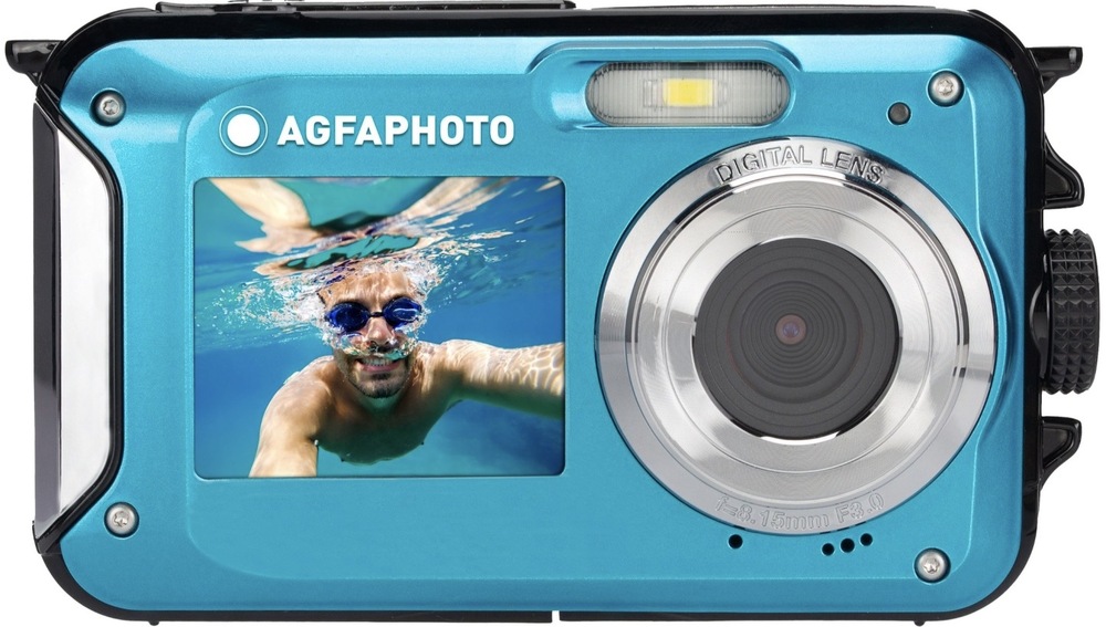 Digitální fotoaparát AgfaPhoto Realishot WP8000 modrý Fotoaparát lze využít za každého počasí