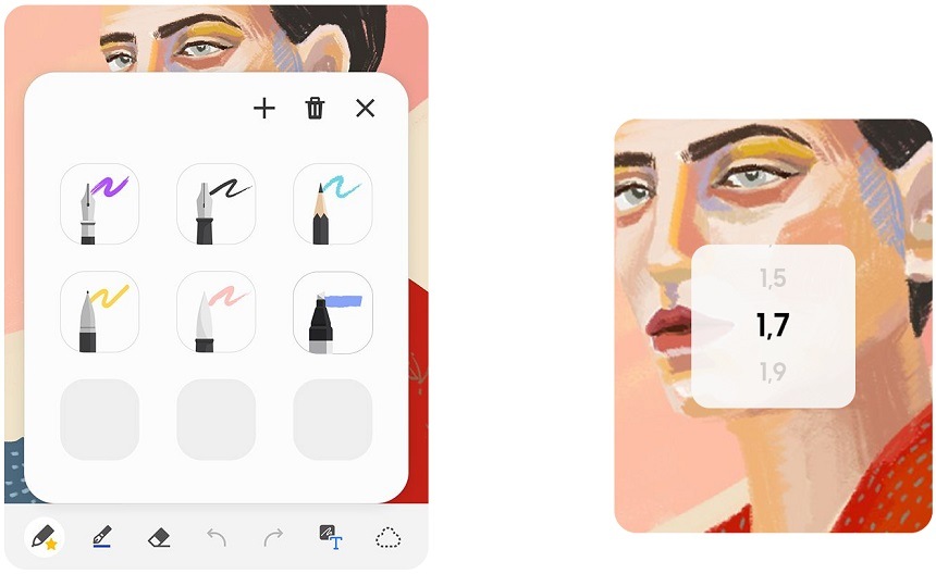 Stylus Samsung S Pen pro Note10/10+ bílý Samsung S Pen pro Galaxy Note10/10+