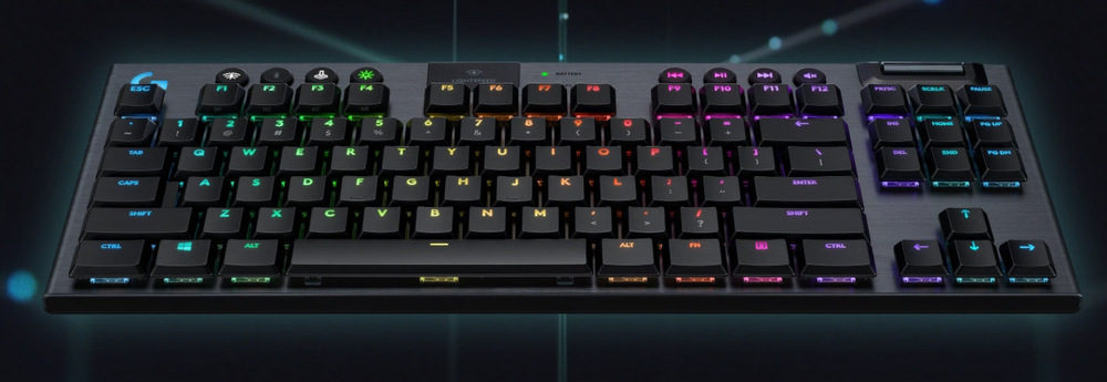 Klávesnice Logitech Gaming G915 TKL Lightspeed RGB, Tactile, US černá Klávesnice Logitech Gaming G915 TKL Lightspeed RGB, Tactile, US černá