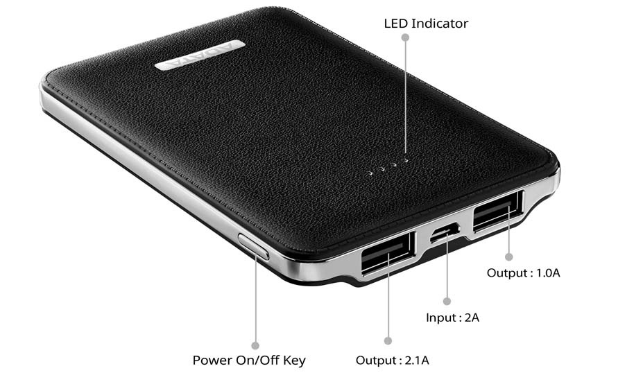 Powerbanka ADATA PV120 5100mAh černá