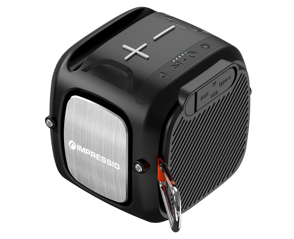 Přenosný reproduktor C-Tech Impressio Qubis mini černý