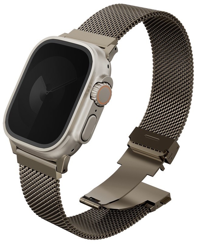 Řemínek Uniq Dante Pro na Apple Watch 49/46/45/44 mm zlatý