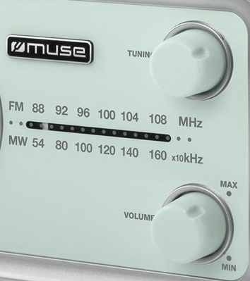 Radiopřijímač MUSE MF-060 zelený