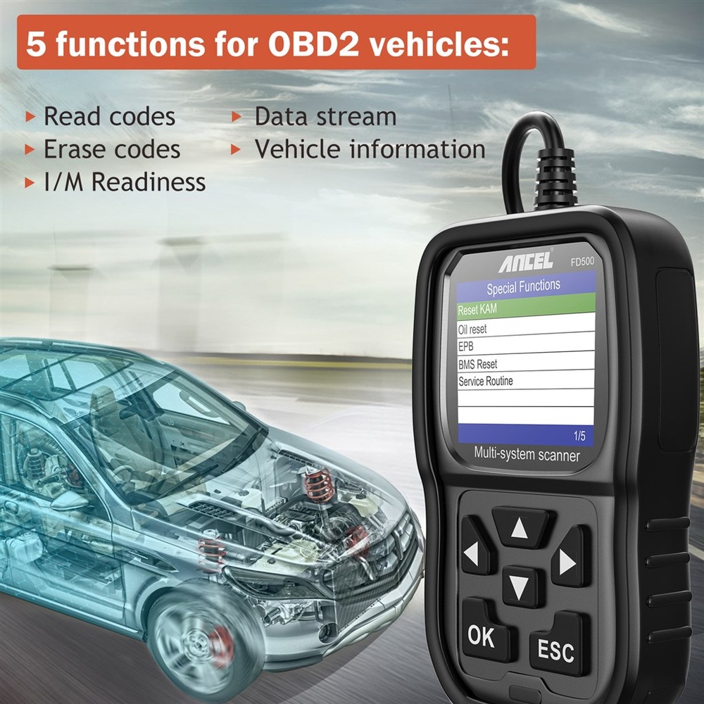Diagnostika ANCEL FD500 OBD pro Ford