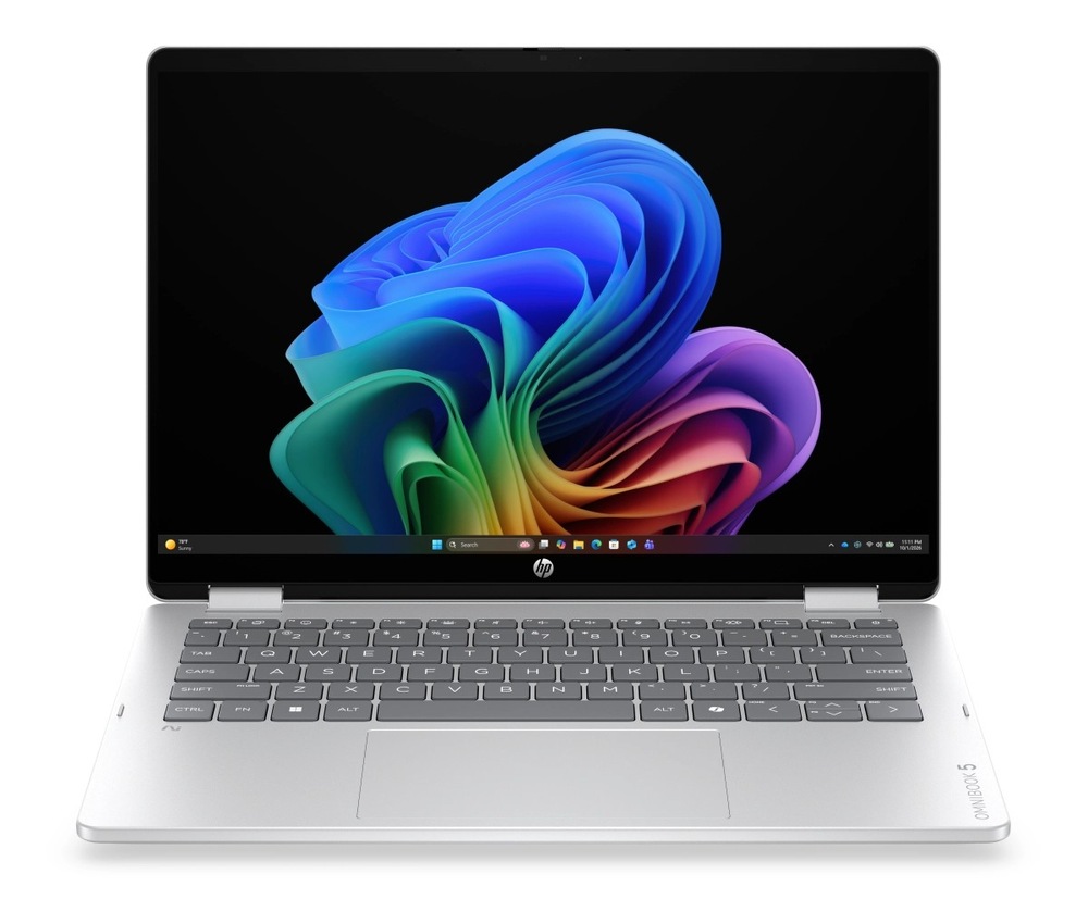 Notebook HP OmniBook 5 Flip AI 14-km0070ncx + Game Pass předplatné na 2 měsíce stříbrný HP OmniBook 5 Flip AI 14-km0070ncx, stříbrný