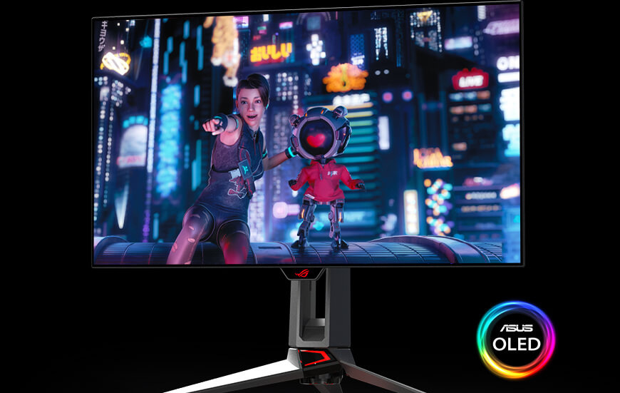 Herní monitor Asus ROG Swift OLED PG27AQDM černý Herní monitor Asus ROG Swift OLED PG27AQDM černý