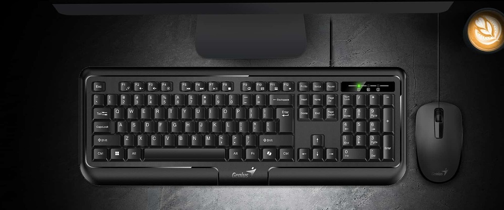 Klávesnice Genius KB-118 ver. II, PS2, CZ+SK layout černá Genius KB-118 ver. II (31310051410)