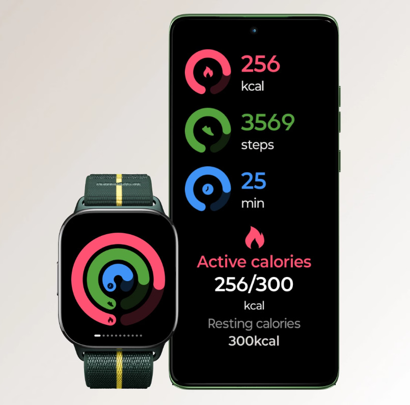 Chytré hodinky Motorola Moto Watch Fit černé/zelené