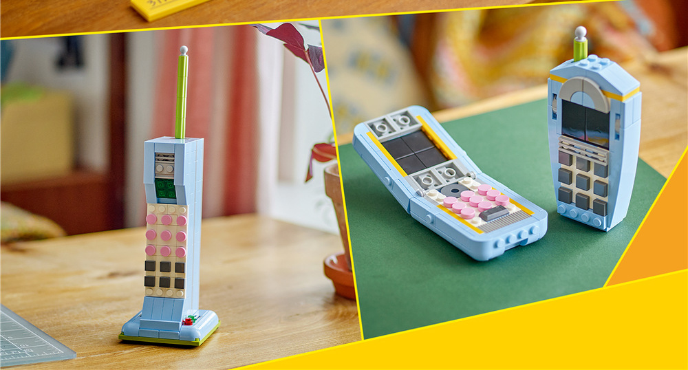 Stavebnice LEGO® Creator 3 v 1 31174 Retro telefon Aplikace LEGO Builder usnadňuje stavění 383 kostek a pomáhá dětem sledovat postup při sestavování jednotlivých modelů.