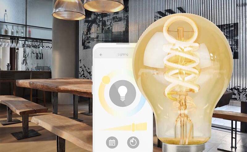 Chytrá žárovka Nedis SmartLife klasik, Wi-Fi, E27, 360 lm, 4.9 W, Teplá - studená bílá Chytrá žárovka Nedis SmartLife klasik, Wi-Fi, E27, 360 lm, 4.9 W, Teplá - studená bílá