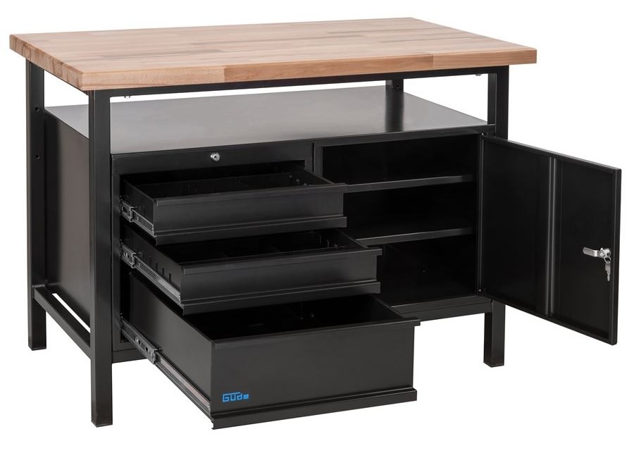 Pracovní stůl Güde P 1200 SLT Black Line Pracovní stůl Güde P 1200 SLT Black Line