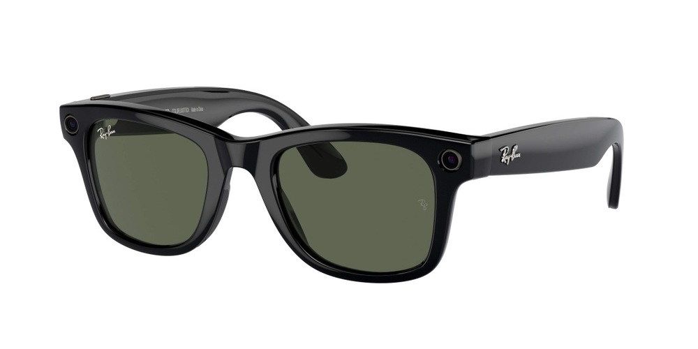 Chytré brýle Meta Ray-Ban Wayfarer - Shiny, G15 Green černé