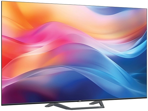 Televize Haier H55S80FUX Televize Haier H55S80FUX s barevnými přechody na obrazovce