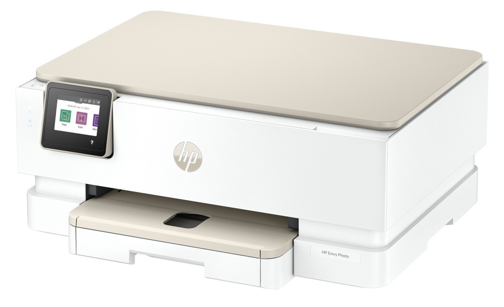 Tiskárna multifunkční HP ENVY Photo 7230, služba HP Instant Ink bílá Pohled na tiskárnu HP ENVY Photo zepředu