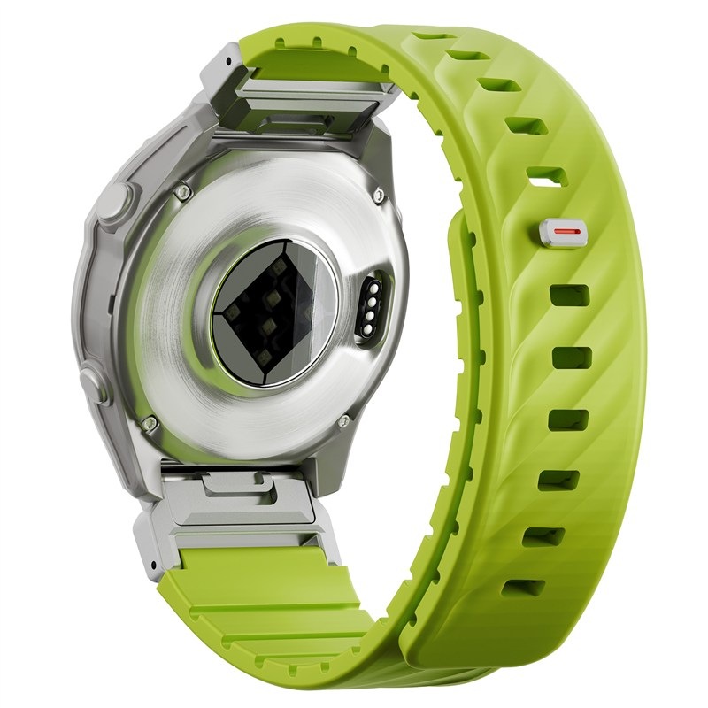 Řemínek Uniq Fluo magnetický na Garmin SmartWatch Quick Release/QuickFit 22mm - zelený
