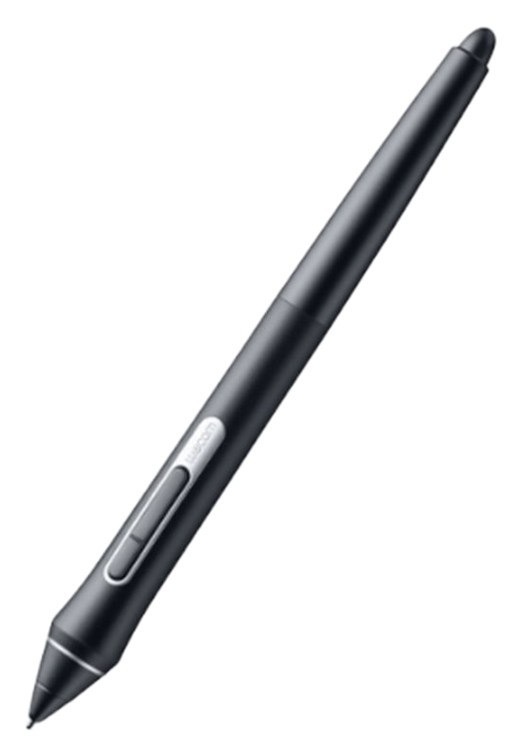 Pasivní stylus Wacom s ergonomickým tenkým designem, černá barva
