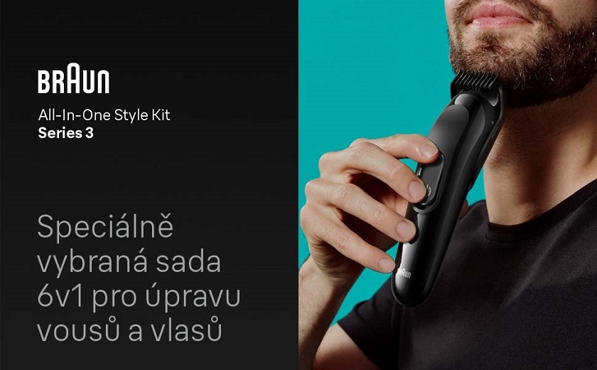 Zastřihovač multifunkční Braun Series 3 MGK3410, 6 v 1