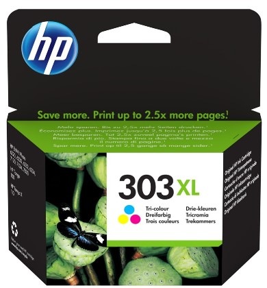 Inkoustová náplň HP 303XL, 415 stran vícebarevná