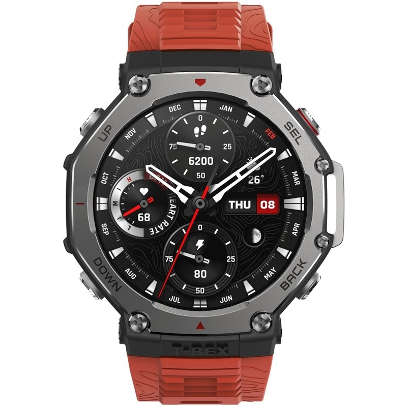 Chytré hodinky Amazfit T-Rex 3 červené