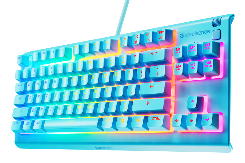 Klávesnice SteelSeries Apex 3 TKL US modrá