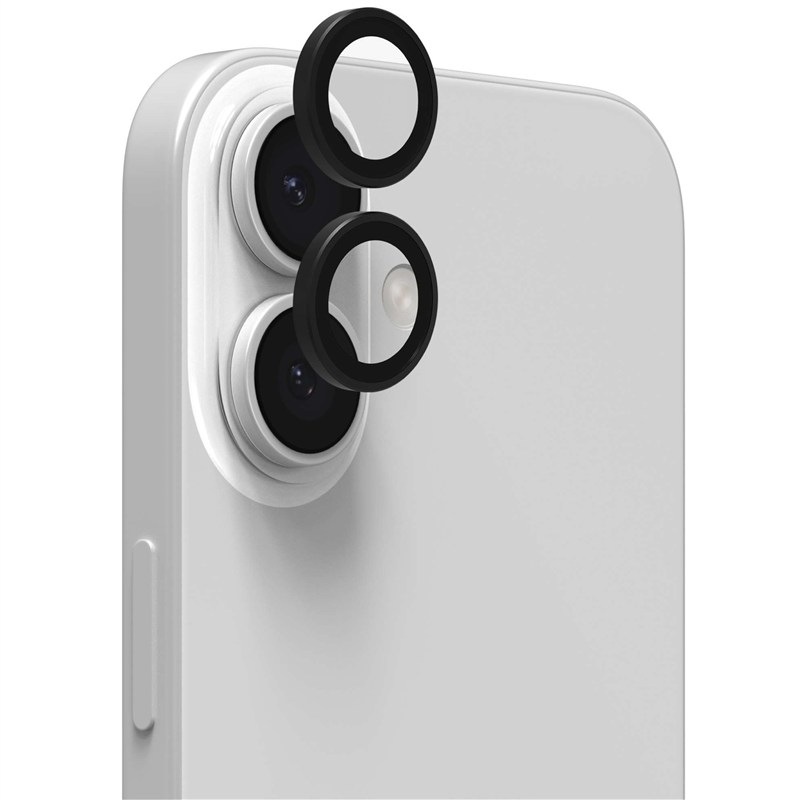 Tvrzené sklo ZAGG InvisibleShield Premium GL (CameraRings) na Apple iPhone 17/16/16 Plus - černé