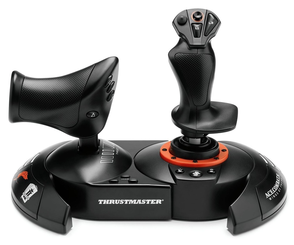 Joystick Thrustmaster T.FLIGHT HOTAS NEO-P ACE COMBAT 8 Edice, PS4, PS5 a PC černý Thrustmaster T.FLIGHT HOTAS NEO-P ACE COMBAT 8 Edice sází na konstrukci s oddělitelnou plynovou pákou