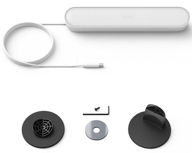 Stolní svítidlo Philips Hue Play White and Color Ambiance Extension pack bílé