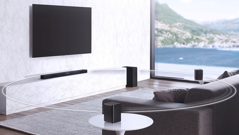 Soundbar LG SL4Y černý