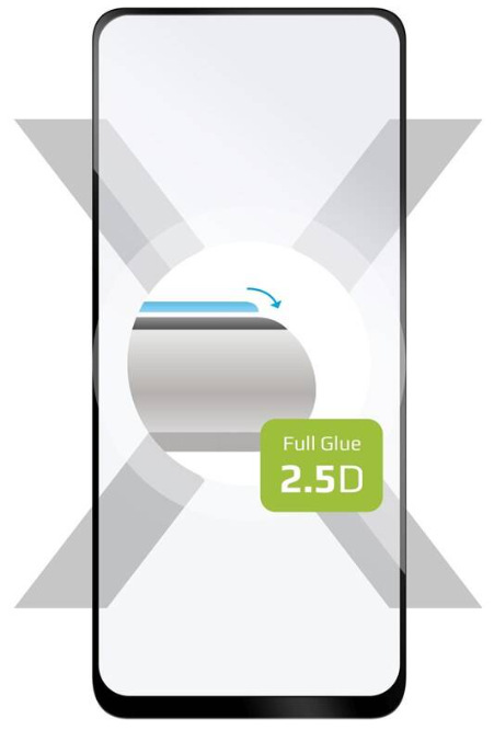Tvrzené sklo FIXED Full-Cover na Realme GT 5G černé