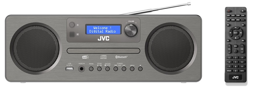Mikrosystém JVC RD-E861B-DAB černý/šedý All-in-One JVC RD-861B, funkce