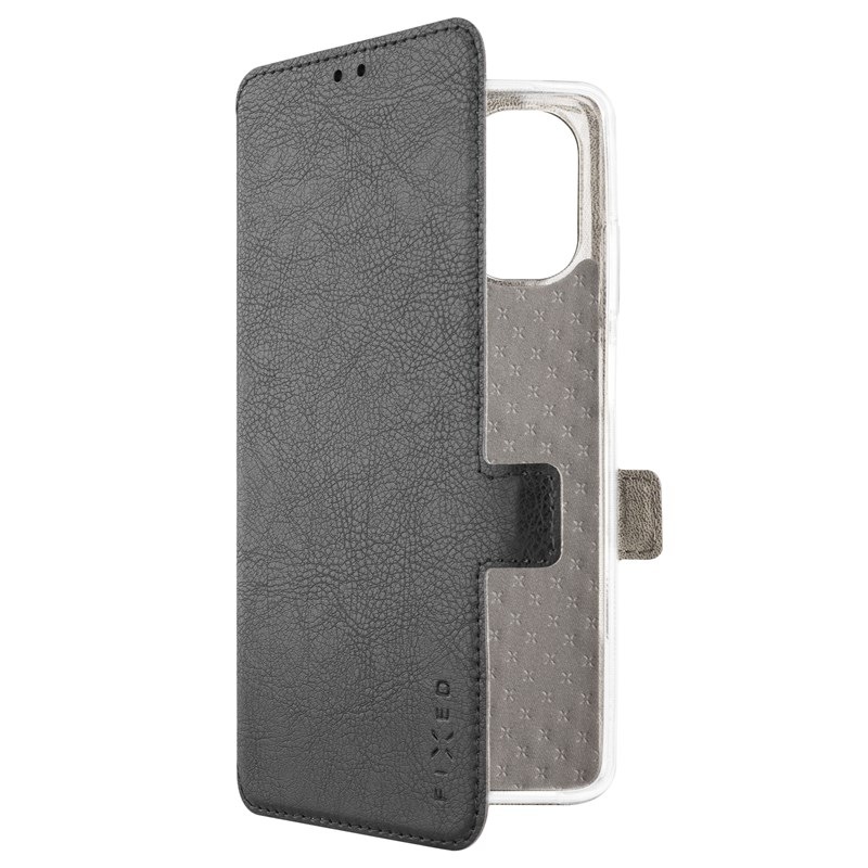Pouzdro na mobil flipové FIXED Topic na Moto G04/G24/G04s/E14 černé