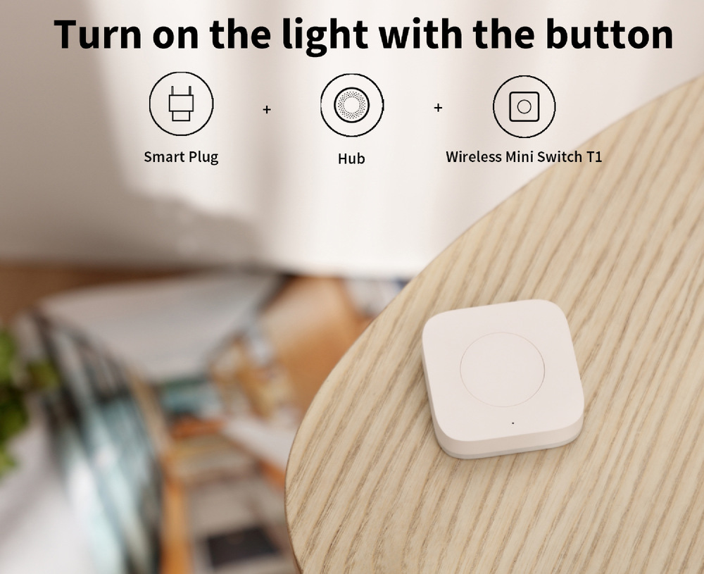 Tlačítko Aqara Smart Home Mini Switch bílé Tlačítko Aqara Smart Home Mini Switch bílé