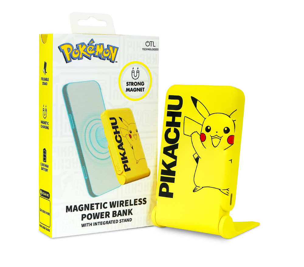 Powerbanka OTL Technologies Pokemon Pikachu Wireless Magnetic žlutá OTL Technologies Pokémon Pikachu Wireless Magnetic (PK1191)