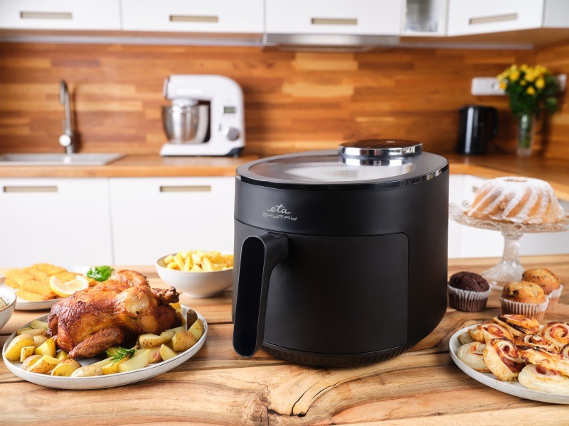 Horkovzdušná fritéza ETA SkyFry, bezpečnostní prvky