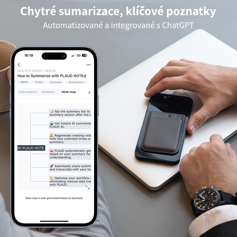Integrace s ChatGPT a vytváření shrnutí i klíčových poznámek