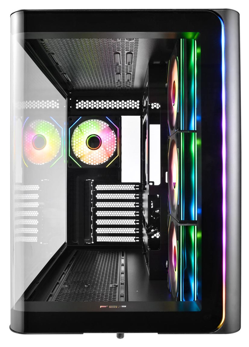 PC skříň Fortron M580-BA v detailu z boční strany