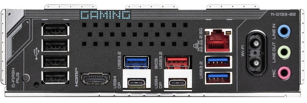 Základní deska GIGABYTE X870 GAMING X WIFI7 Konektory a Základní deska Gigabyte X870 GAMING X WIFI7