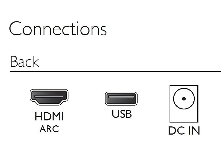 Soundbar Philips TAB4000 černý Soundbar Philips TAB4000 černý